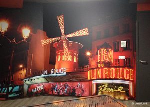 Fotobehang Moulin Rouge Antwerpen
