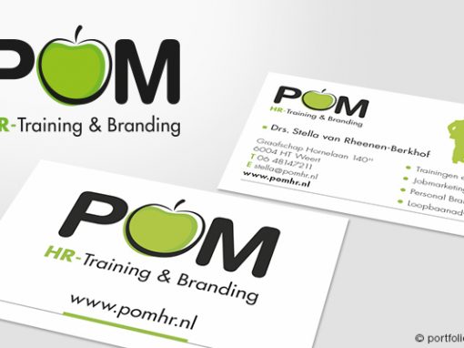 Visitekaartjes POM HR-Training & Branding