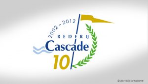 Logo Rederij Cascade 10 jaar