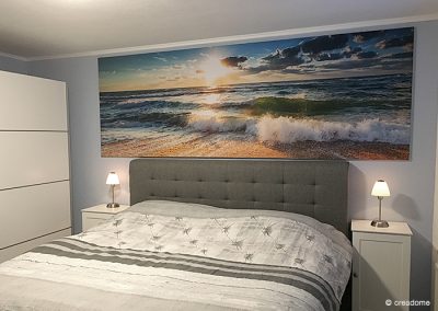 Textieldoek strand met frame slaapkamer